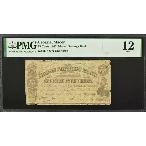 75¢ 1862 Richmond, Virginia 

