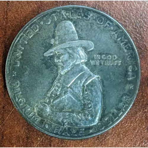 Classic Commemorative Silver--- Pilgrim Tercentenary 1920-1921-Silver- 0.5 Dollar