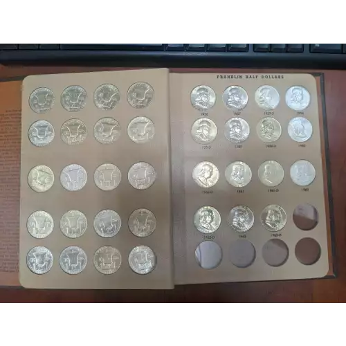 Complete Set Franklin Half Dollars (2)