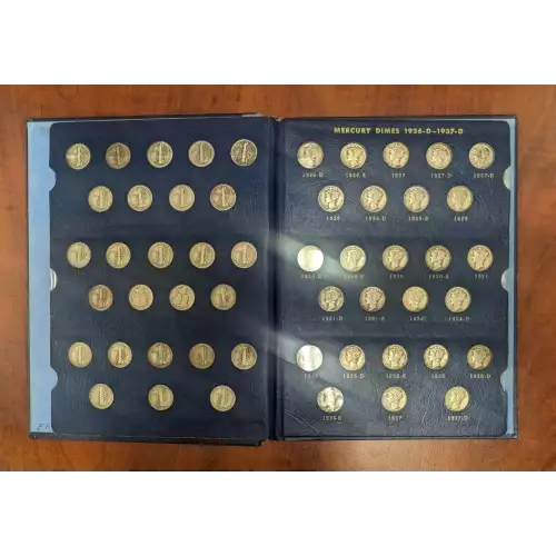 Dimes---Complete Set Winged Liberty Head or Mercury 1916-1945 -Silver (3)