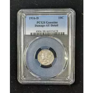 Dimes---Winged Liberty Head or Mercury 1916-1945 -Silver- 1 Dime (5)