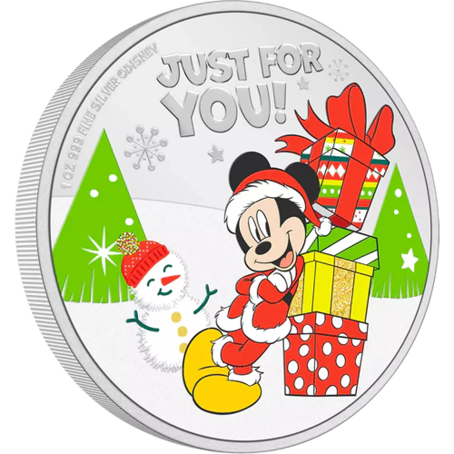 Disney Seasons Greetings- 2021 1oz Silver Coin (2)