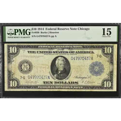 Federal Reserve Note Chicago