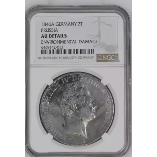 GERMAN STATES Silver 2 THALER (3-1/2 Gulden)
