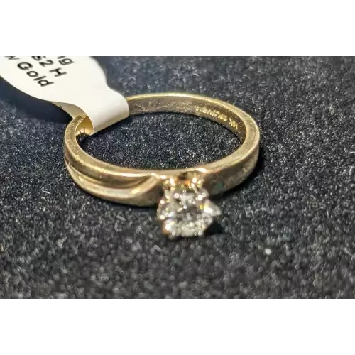 Gold 14k Ring , with small Diamond