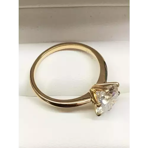 Gold 14k Ring , with Unique Diamond