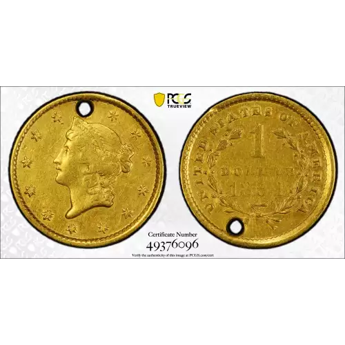 Gold Dollars---Liberty Head 1849-1854 -Gold- 1 Dollar (2)