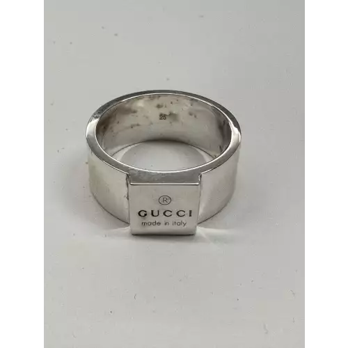 Gucci 925 Sterling Silver Ring Size 10.5 