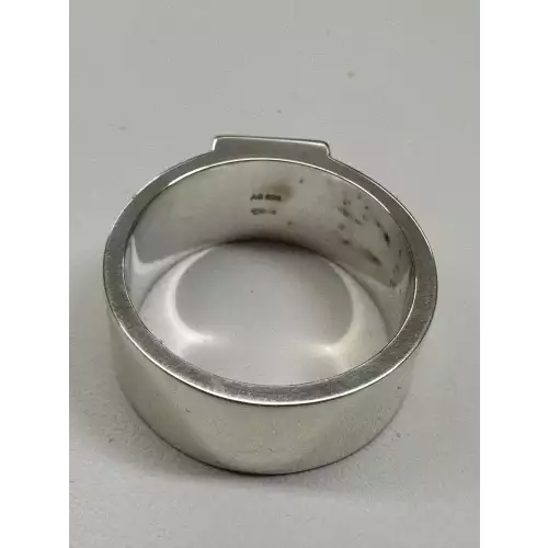 Gucci 925 Sterling Silver Ring Size 10.5 