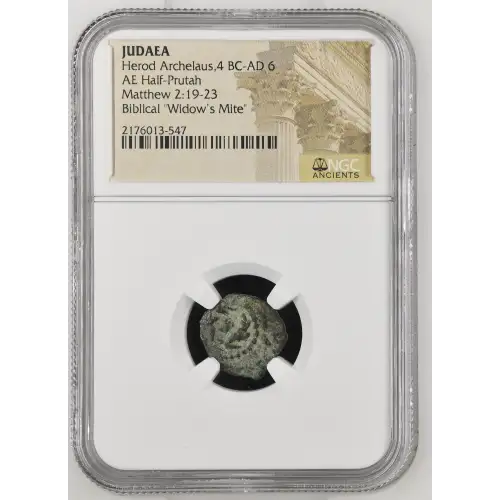 Herod Archelaus,4 BC-AD 6 (2)