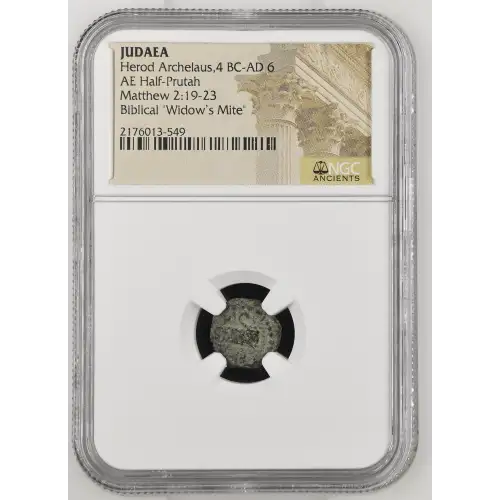 Herod Archelaus,4 BC-AD 6 (2)