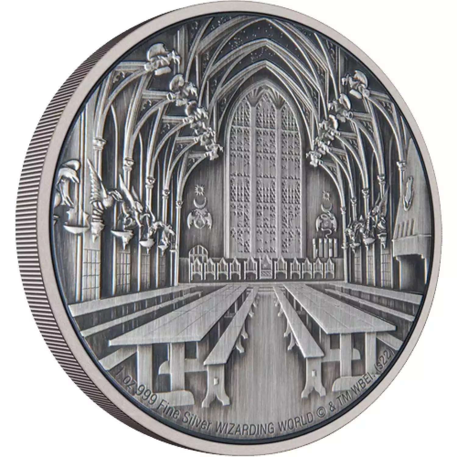 HOGWARTS - 1oz The Great Hall Silver Coin (2)