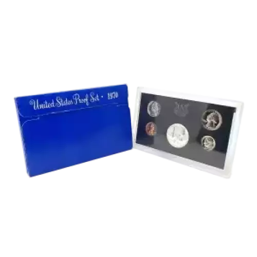 Mint Proof Set - 1970 5 Coins ($0.91 FV) - Set