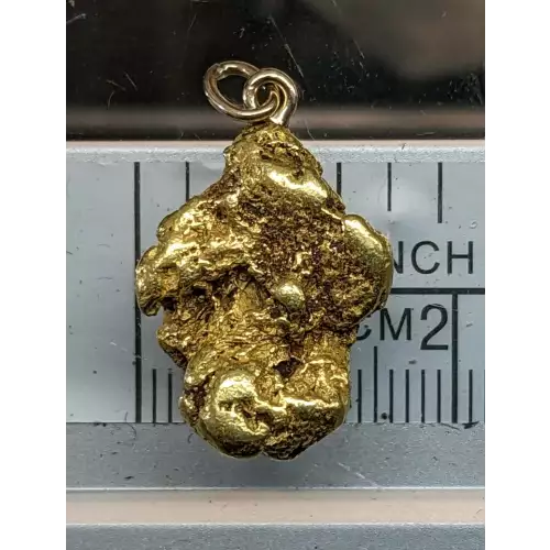Natural Gold Nugget Pendant 11.4 grams 20.1 Karat (2)
