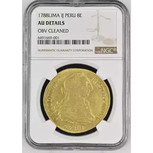 PERU Gold 8 ESCUDOS