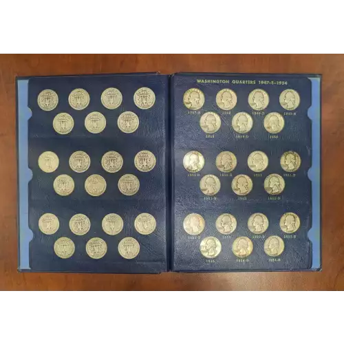 Quarter Dollars-Complete Set Washington Quarters (3)
