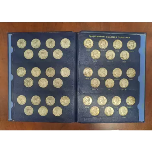 Quarter Dollars-Complete Set Washington Quarters (4)