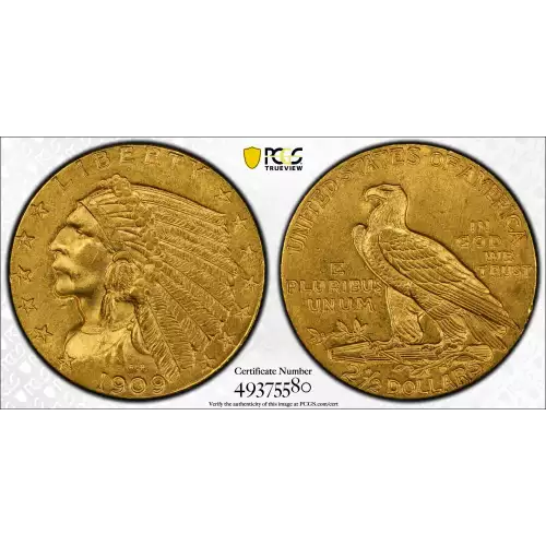 Quarter Eagles---Indian Head 1908-1929 -Gold- 2.5 Dollar (2)