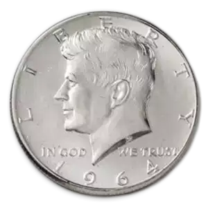 Silver Kennedy Half Dollar - US 90% Silver Coinage - Junk Silver Coins