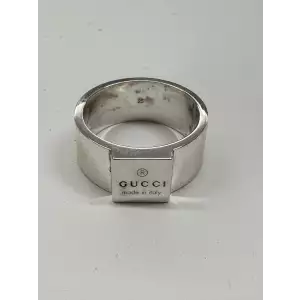 Gucci 925 Sterling Silver Ring Size 10.5 