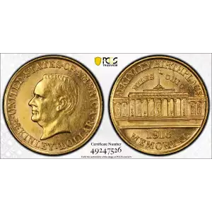 Classic Commemorative Gold--- McKinley Memorial 1916-1917 -Gold- 1 Dollar (2)