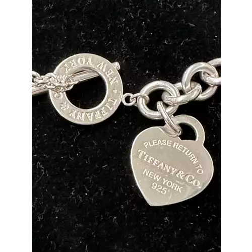 Tiffany & Co. Heart Tag Toggle Necklace 18