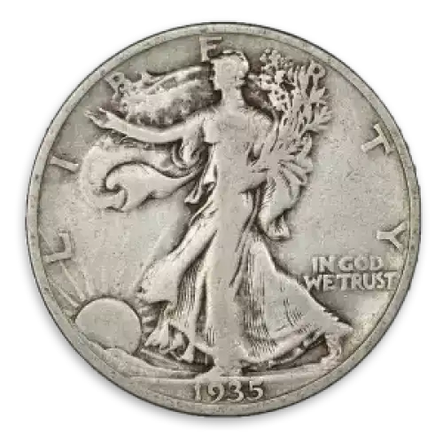 Walking Liberty Half Dollar - US 90% Silver Coinage - Pre 1965 - Junk Silver [DUPLICATE for #558754] (2)